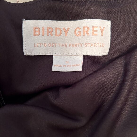 Birdy Grey A-line Cowl Neck Bridesmaid/ Prom Gown - Picture 12 of 12